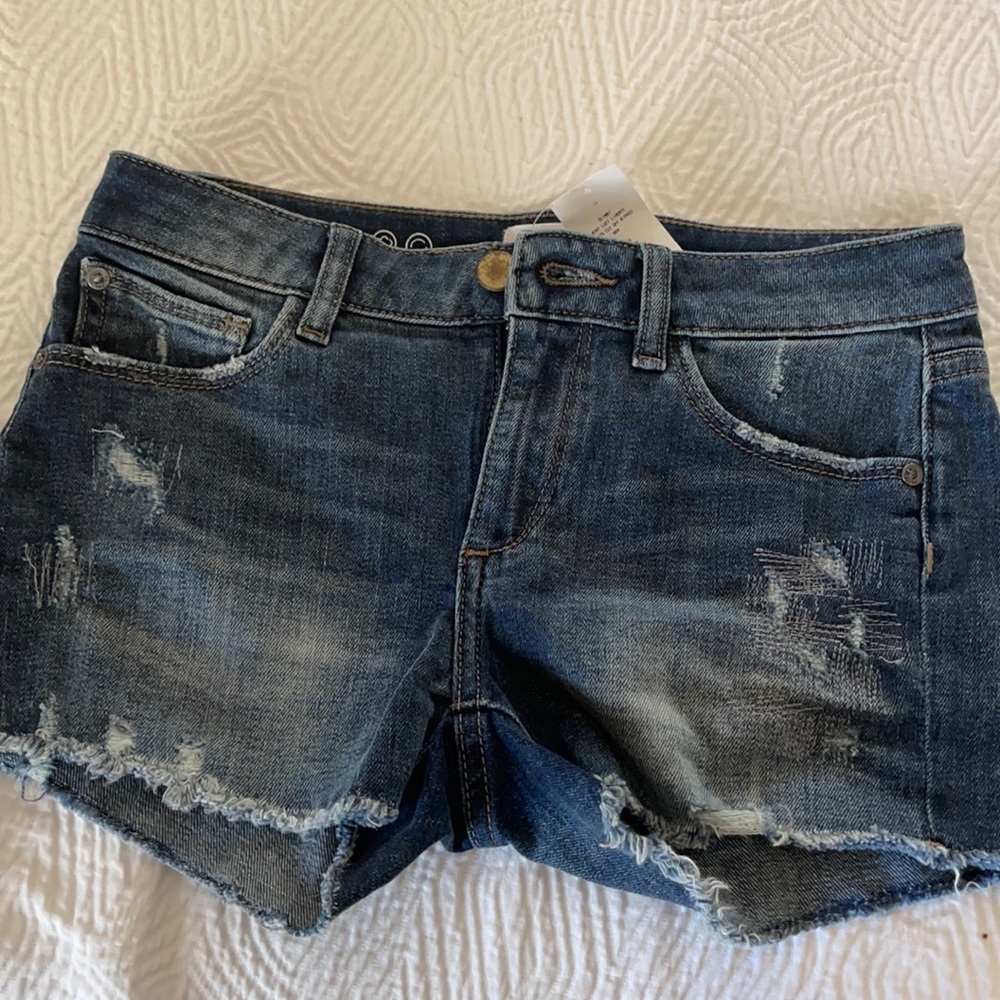 Dark Wash Jean Shorts